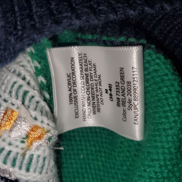 Unicorn Ugly Christmas Sweater Crewneck Holiday Size Medium Green - Picture 8 of 9